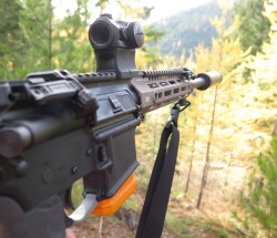 300_blackout_blk_rifle_with_supressor_silencer_outdoors_hunting