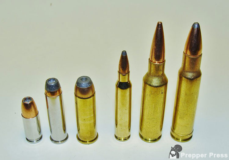various cartridges tested