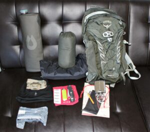 10 Day hike loadout.