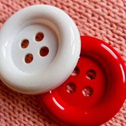 red and white buttons