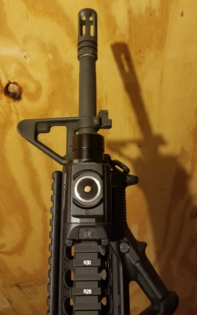 valkyrie mounted rail rotated