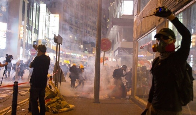 demonstration riot