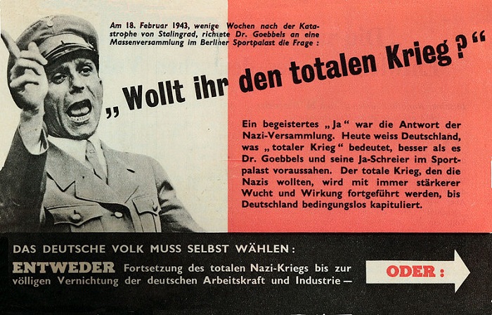 WWII psychological warfare leaflet