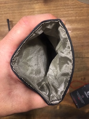 inside the bag