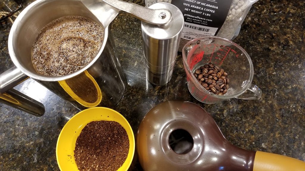 off-grid coffee roasting