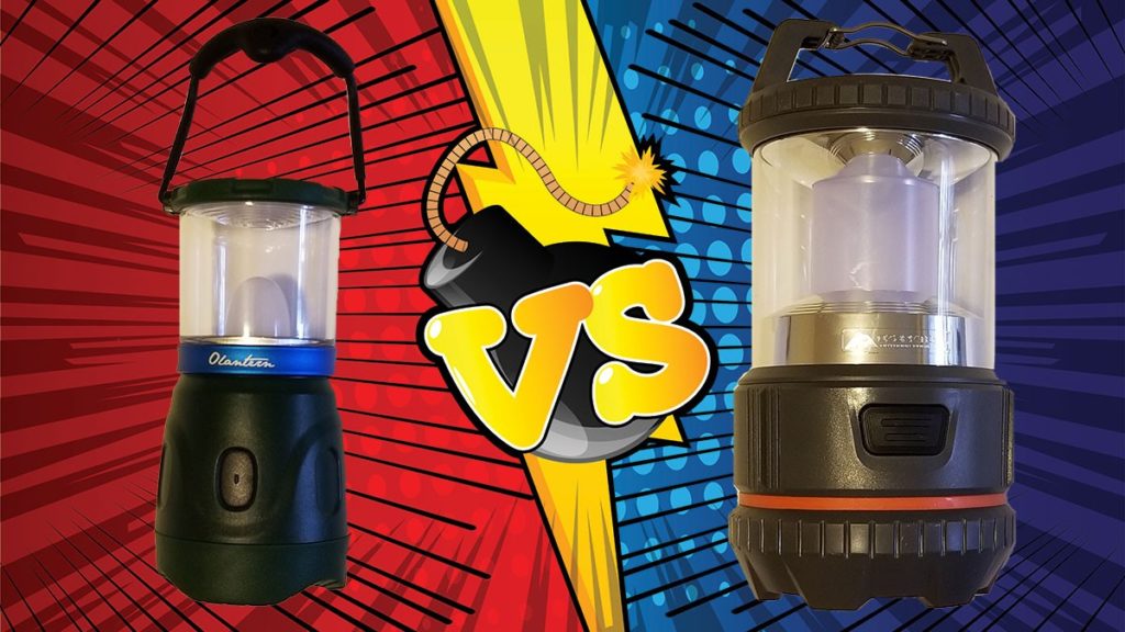 high-tech camping light vs walmart light