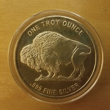 buffalo silver round