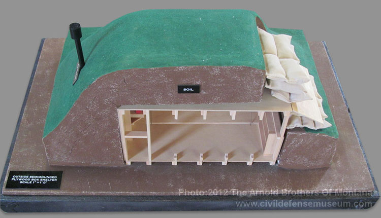 plywood box shelter model