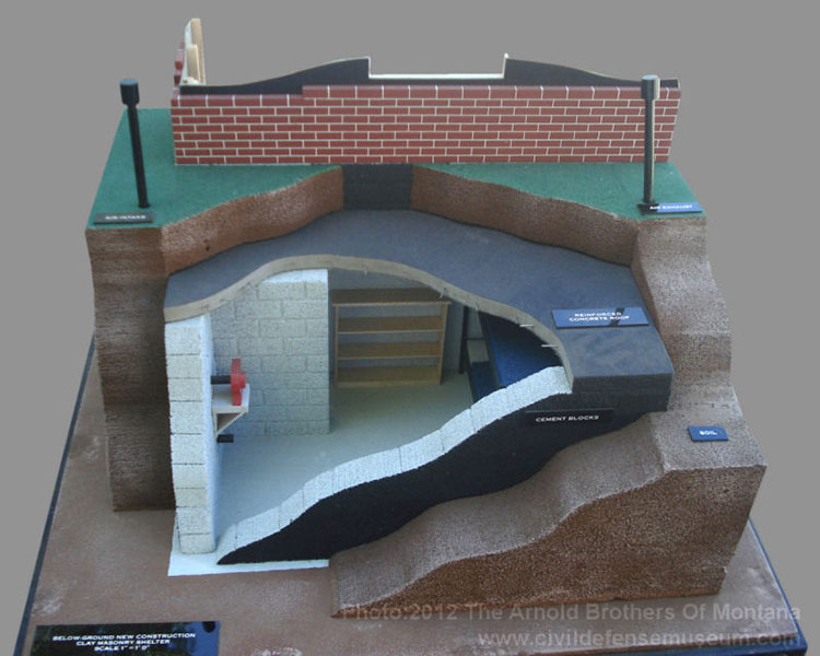 new construction underground bunker model
