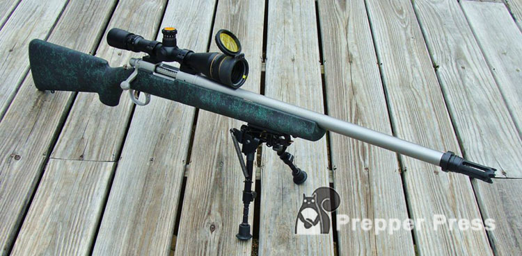 Remington .308 M-700 muzzle flash