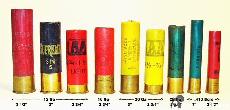 SB 40 H SHOTGUNS Shell Lineup