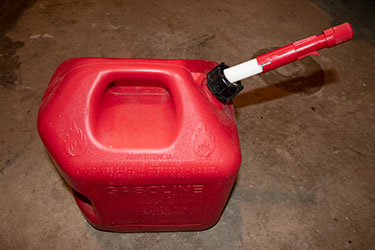 plastic gas can