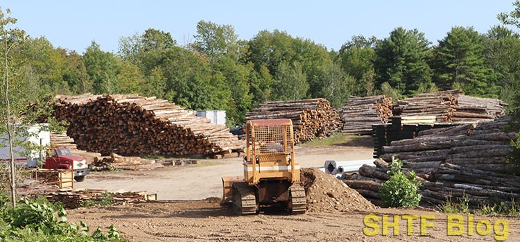firewood processing facility