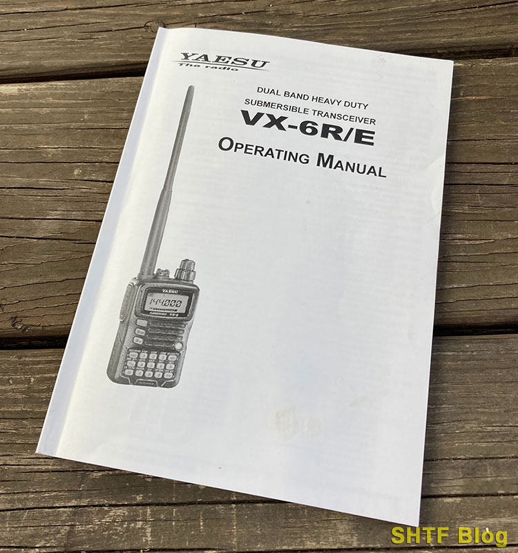 VX-6RE manual