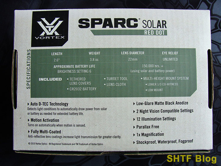 sparc specifications