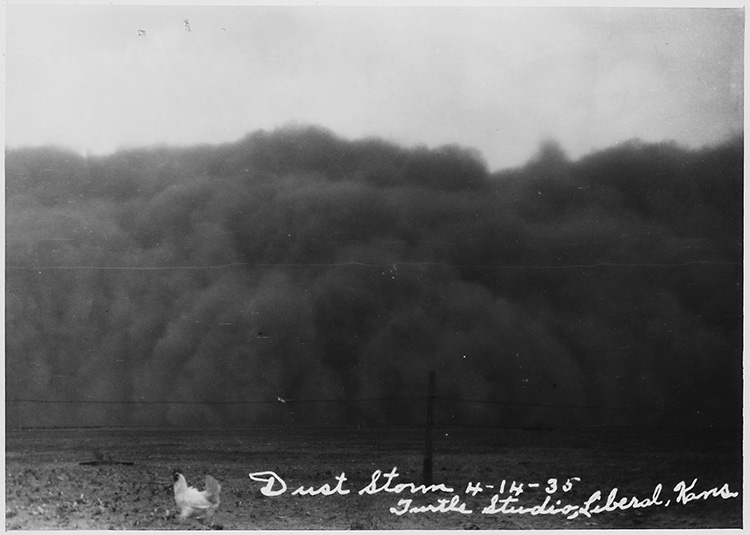 1935 Dust Storm in Liberal, Kansas