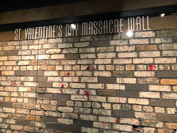 Saint Valentine's Day Massacre wall