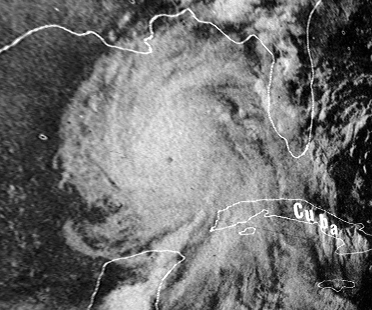 Hurricane Camille in the Gulf of Mexico