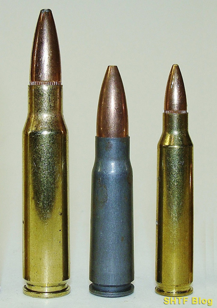 various rifle catridges