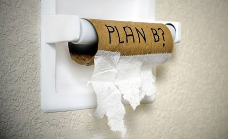 plan B toilet paper roll