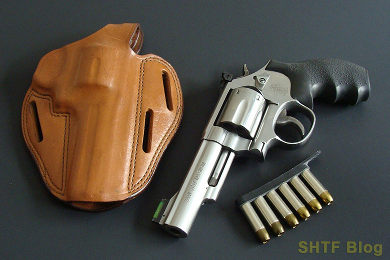 .357 revolver with holster