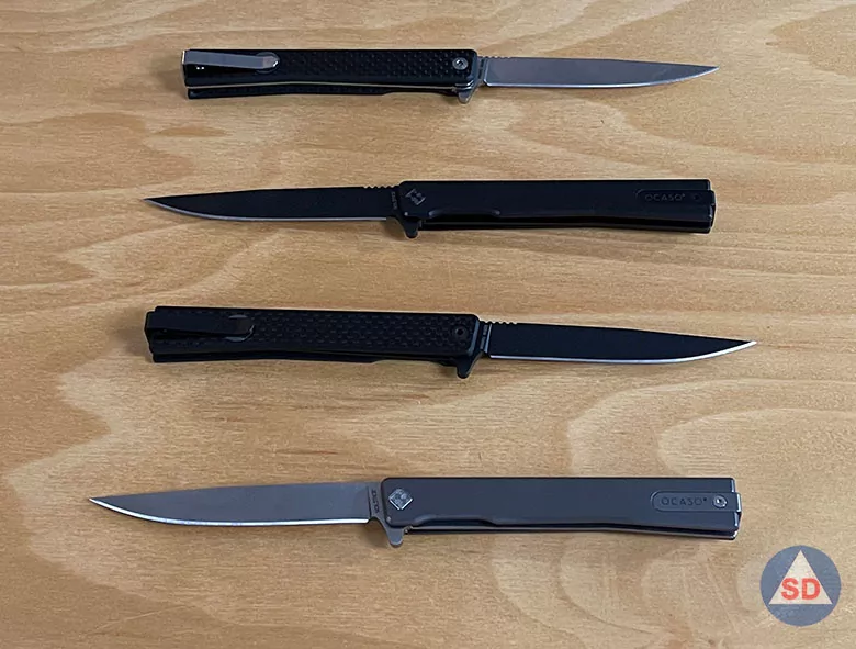 4 Ocaso Solstice knives