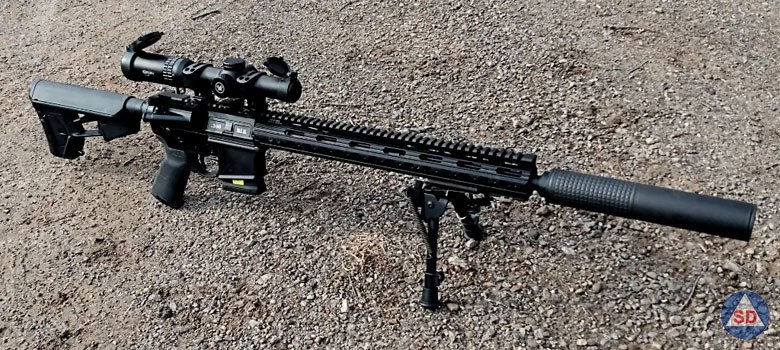 AR 300 Blk with Vortex suppressor Ammunition Kart 6 Fun Guns Everyone Should Own