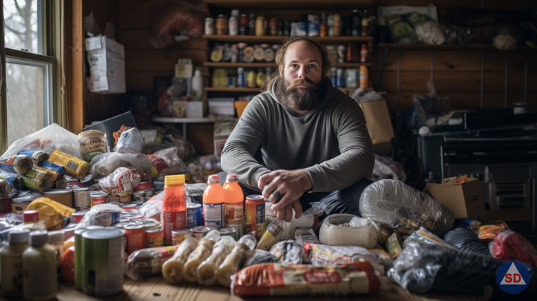 AI Depicts Preppers in Connecticut