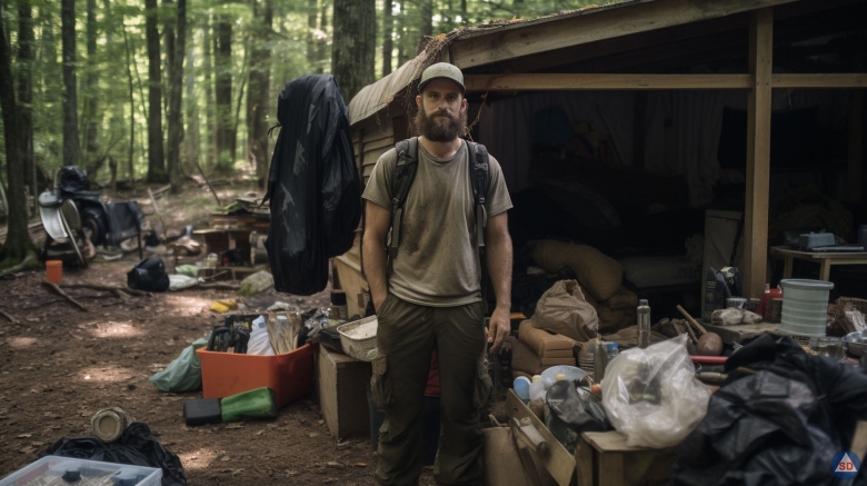 AI Depicts Preppers in Maine