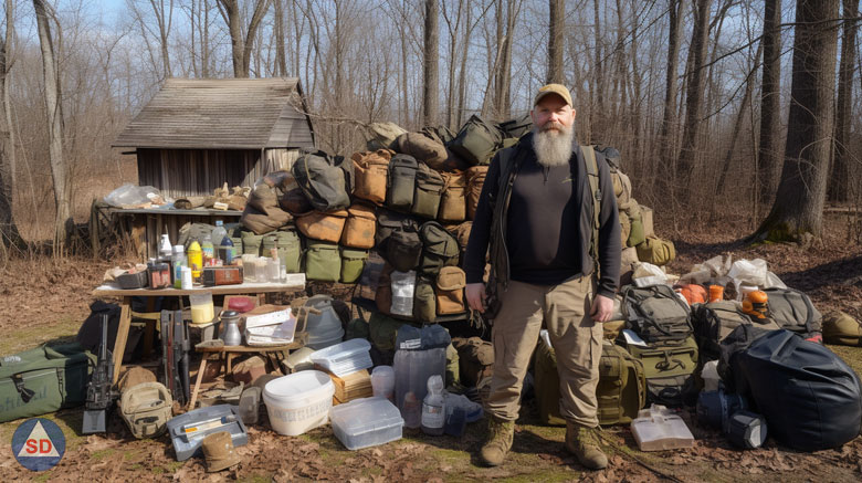 AI Depicts Preppers in Pennsylvania
